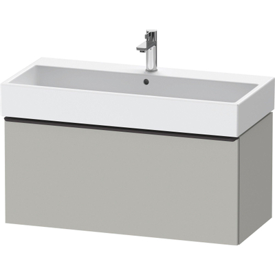 Duravit D-Neo wastafelonderkast 98.4x44x44.2cm 1 lade Betongrijs Mat