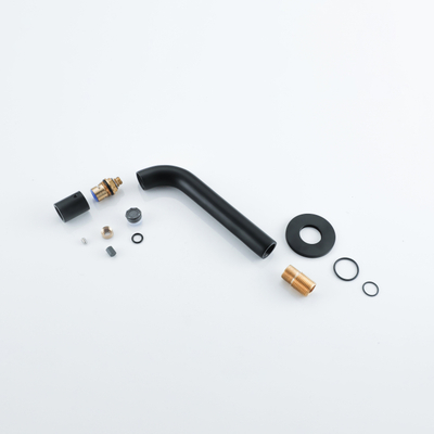 Fortifura Calvi Fonteinkraan - inbouw - uitloop 19.5cm - inkortbaar - mat zwart