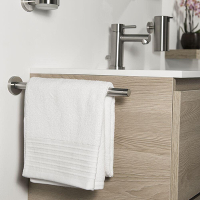 Tiger Boston Handdoekrek - 35x5x5cm - enkel - geborsteld RVS