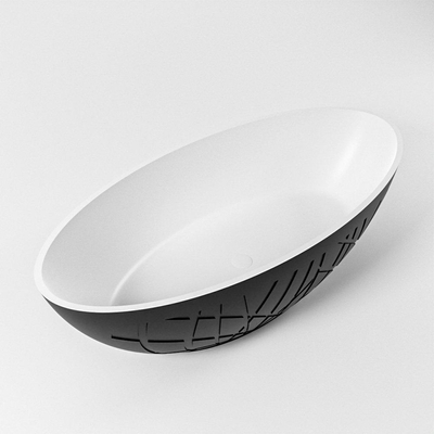 MONDIAZ HOLM Vrijstaand bad - 180x85cm - Urban/talc