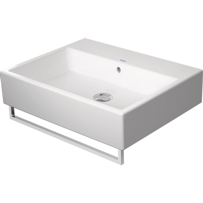 Duravit Vero Air (meubel) wastafel zonder kraangat met overloop 60x47cm met WonderGliss wit