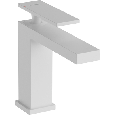 Hansgrohe Tecturis E Wastafelmengkraan - trekwaste - 14.4cm uitloop - mat wit