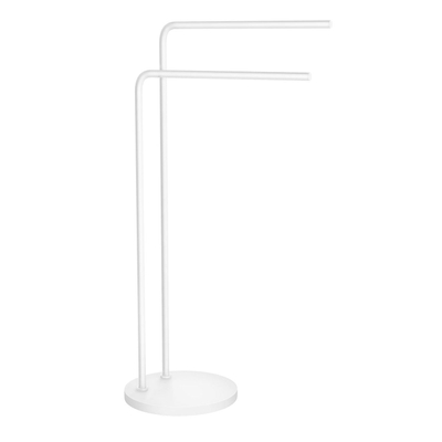 Smedbo Beslagsboden Handdoekhouder - 40x80x25cm - Staal Mat wit