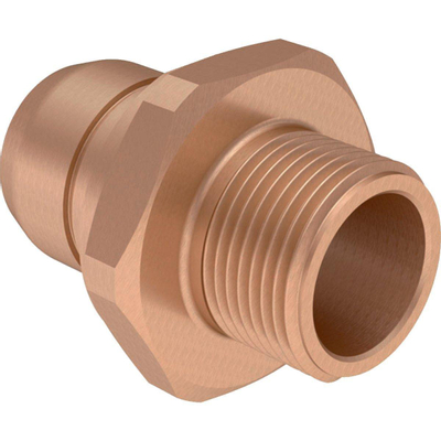 Geberit Push Fit Verdeler aansluiting met buitendraad brons 3/4