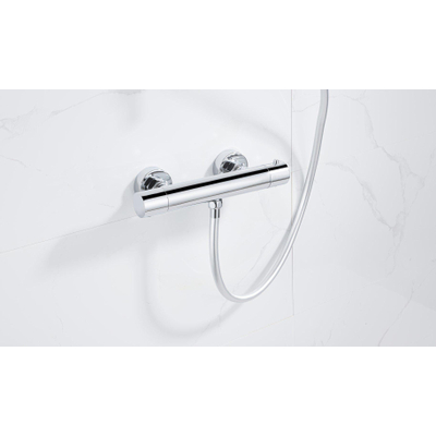 Fortifura Calvi doucheslang Glad Chroom 150cm