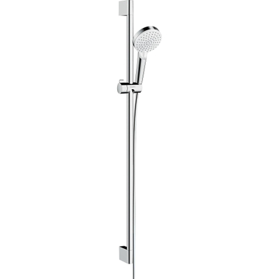 Hansgrohe Crometta vario doucheset 90cm wit chroom OUTLETSTORE