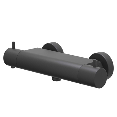 IVY Bond Thermostatische Douchekraan - opbouw - cooltouch - Mat zwart PED