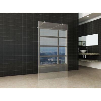 Wiesbaden inloopdouche vrijstaand 1400x2000 8mm NANO glas