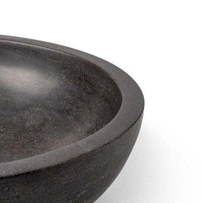 Wiesbaden Raw waskom rond 40x12 cm hardsteen gezoet