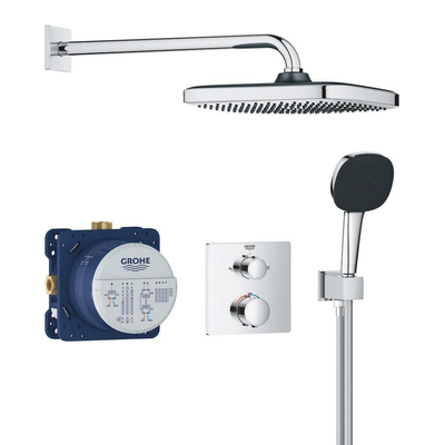 GROHE QuickFix Precision Thermostat Perfect inbouw douchesysteem met Vitalio Comfort 250 hoofddouche chroom