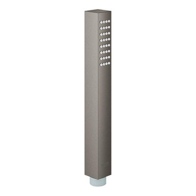 GROHE Smartcontrol Regendoucheset Inbouw - inbouwboxen - hoofddouche vierkant - staafhanddouche - geborsteld hard graphite