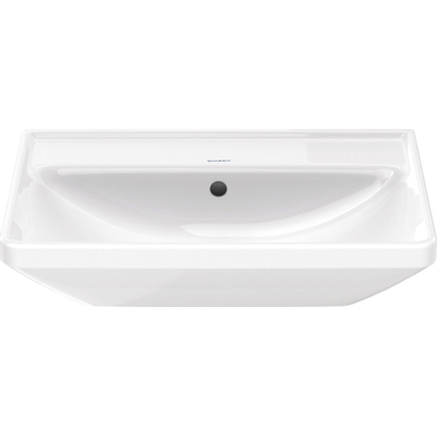 Duravit D-Neo wastafel 60x44x16.5cm 1 kraangat rechthoek Keramiek Wit