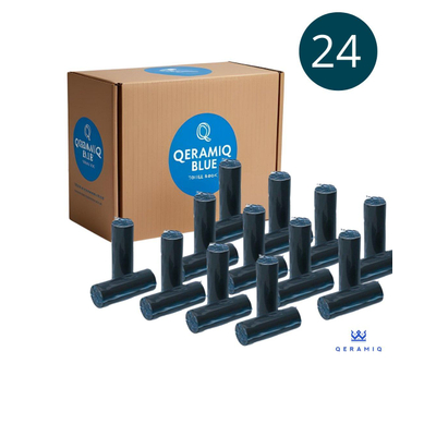 QeramiQ Blue Fresh Sticks - toiletsticks - doos - 24 stuks - blauw