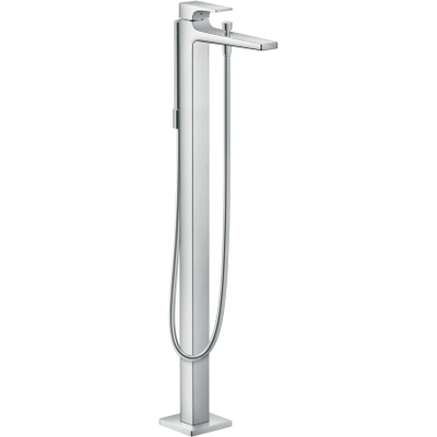 Hansgrohe Metropol afbouwdeel v. vrijstaande badkraan vloermontage met omstel met voorsprong vaste uitloop 23.5cm brushed bronze