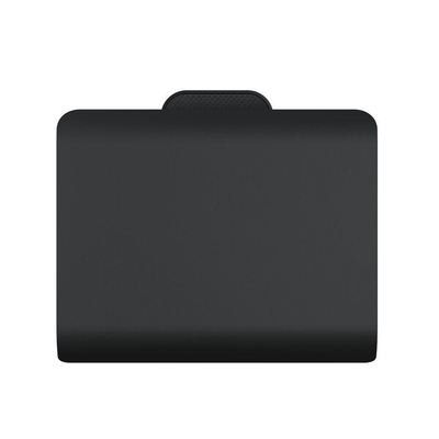 Tiger Carv Toiletrolhouder - met klep - zwart