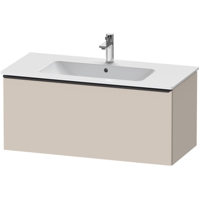 Duravit D-Neo wastafelonderkast 101x44x46.2cm 1 lade Taupe Mat