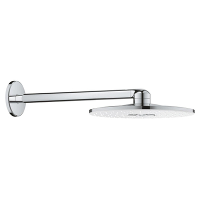 GROHE Rainshower Smartactive 310 Hoofddouche - 31cm - 2 straalsoorten - wandarm 43cm - moon white/chroom