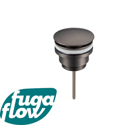 FugaFlow Eccelente Sobrado Badkamer Klikwaste afvoerplug geborsteld gunmetal PVD