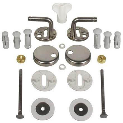 Pressalit univerticalscharnier per paar voor 2000/3000/Tivoli 2/Scandinavia/Privile RVS