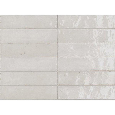 SAMPLE Ragno Look Wandtegel 6x24cm 10mm porcellanato Bianco