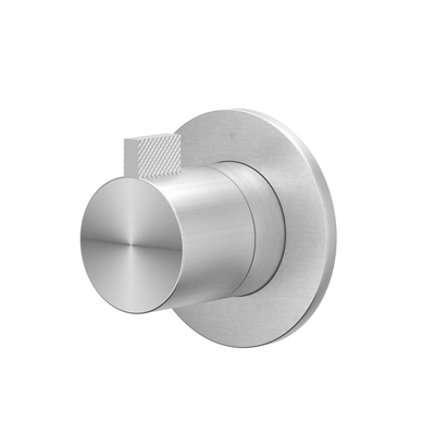 IVY Tribe Afbouwdeel - voor inbouwstopkraan - Symmetry - rond rozet - RVS316 geborsteld