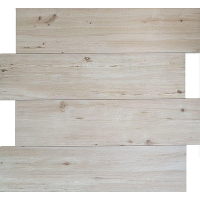 EnergieKer Terrastegel Padouk White 30x120x2cm Gerectificeerd Houtlook Mat Wit