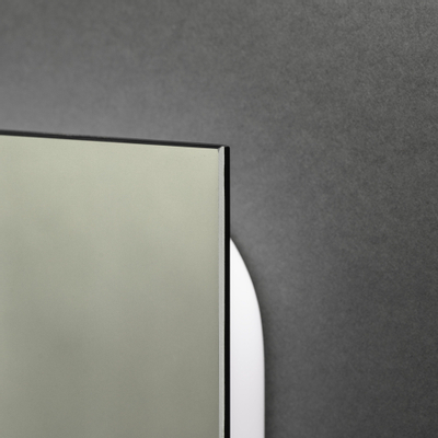 Adema Squared Badkamerspiegel - 120x70cm - indirecte LED verlichting - touch schakelaar - spiegelverwarming