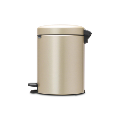 Brabantia NewIcon Pedaalemmer - 5 liter - kunststof binnenemmer - Champagne