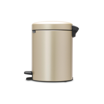 Brabantia pedaalemmer 5 liter newIcon met kunststof binnenemmer Champagne