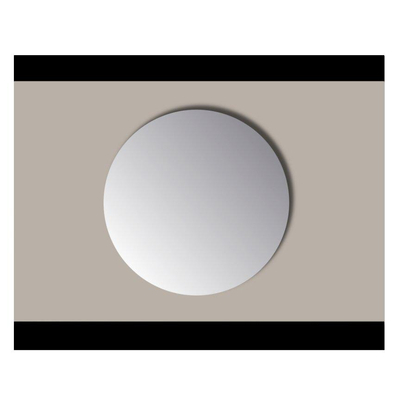 Sanicare Q-mirrors spiegel rond 85 cm zonder omlijsting / PP geslepen