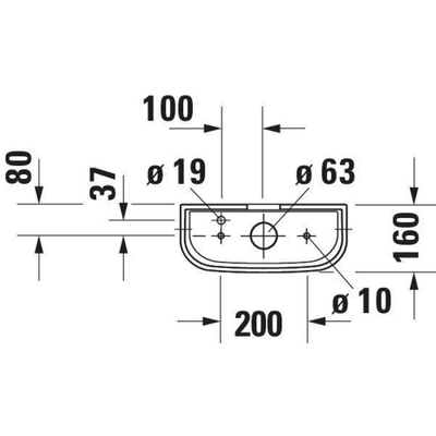 Duravit HappyD 2 duoblokreservoir + binnenwerk met onderaansluiting links 4.5/3L dualflush met wondergliss wit