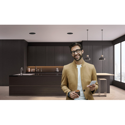 Aquasound Bluetooth Audio bluetooth audiosysteem - (50 watt / bt4.0 / auto-aux) - twist speakerset (zwart) - 230v/12v