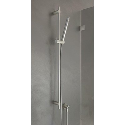 Hotbath Archie glijstang 90 cm met wanduitlaat doucheslang 150cm en handdouche RVS