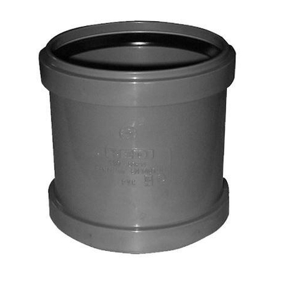 Nicolle/ Jimten/ Redi Overschuifmof dubbele manchet 50 mm PVC