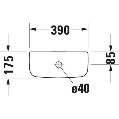 Duravit D-Code Opbouwspoelreservoir