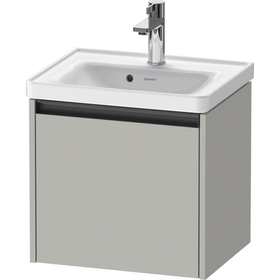 Duravit Ketho 2 wastafelonderbouwkast met 1 lade 48.4x37.5x44cm met greep antraciet betongrijs mat