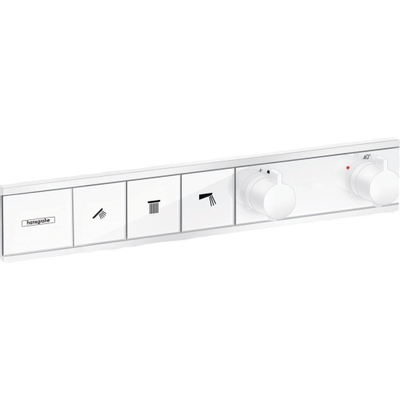 Hansgrohe RainSelect afbouwdeel voor inbouw douchekraan thermostatisch voor 3 functies 52.7x90cm mat wit