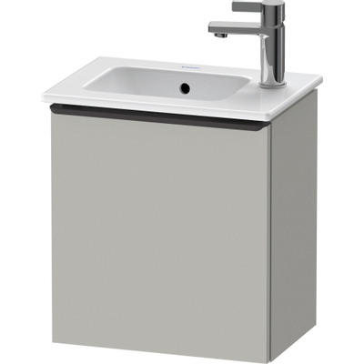 Duravit D-Neo wastafelonderkast 41x44x27.4cm Rechtsdraaiend 1 deur Betongrijs Mat