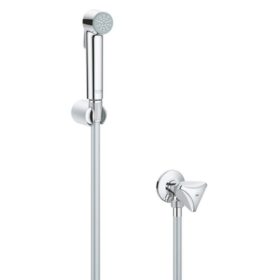 GROHE Tempesta f-trigger spray 30 wandhouderset met stopkraan chroom