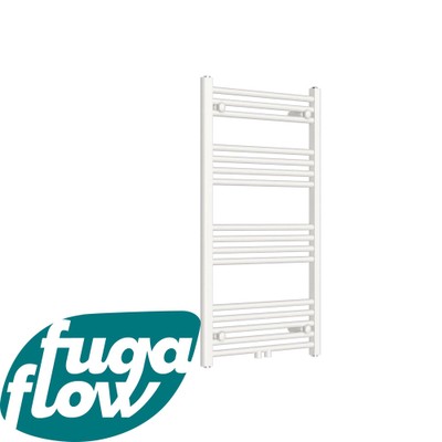 FugaFlow Eccelente Acces badkamer radiator 60x100cm recht middenaansluiting 424watt wit
