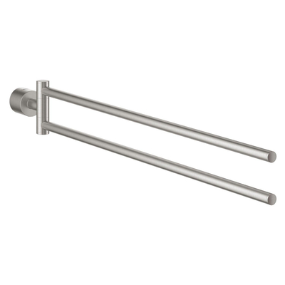 GROHE Atrio Handdoekhouder - 48.9cm - dubbel - draaibaar - supersteel