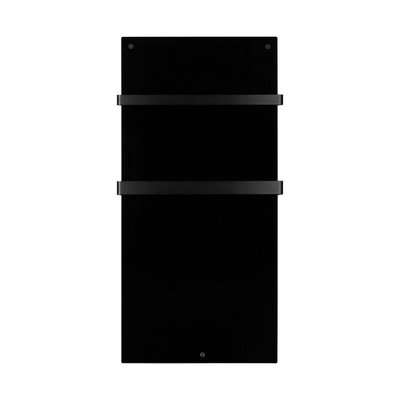 Eurom Sani 1000 Comfort Badkamerkachel - 127x55x5cm - wifi - 1000watt - glas zwart