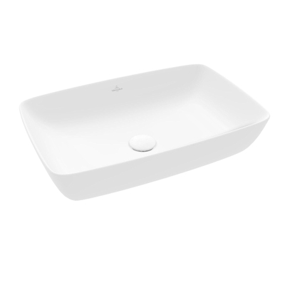 Villeroy & Boch Artis opzetwastafel rechthoekig 58x38x12.5cm Ceramic+ stone white