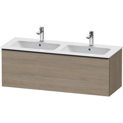 Duravit D-Neo wastafelonderkast 128x44x46.2cm 1 lade Eiken (terra) Mat