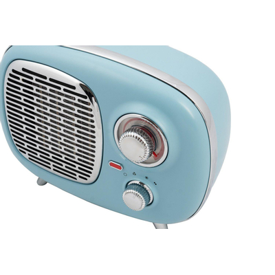 Eurom B-4 PTC 1500 Ventilatorkachel Retro Design 1500watt 14.5x28.1x21.8cm Blauw