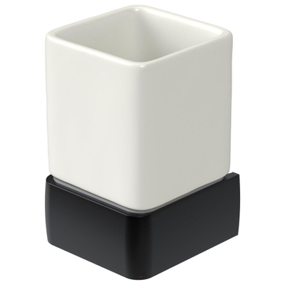 Haceka Aline Glashouder aluminium Mat Zwart