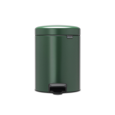Brabantia NewIcon Pedaalemmer - 5 liter - kunststof binnenemmer - pine green