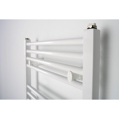 Instamat Robina elektrische radiator 60x121cm 600watt inclusief wandconsoles Soft zwart