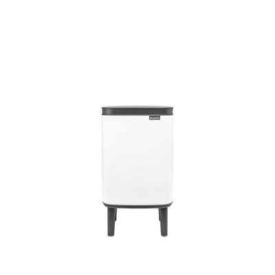 Brabantia Bo Hi Afvalemmer - 4 liter - kunststof binnenemmer - wit