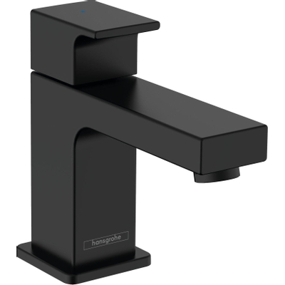 Hansgrohe Vernis Shape 1-gats toiletkraan 70 z. waste v. koud water, voorsprong 9.2cm mat zwart